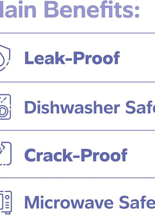 GUSTO [48 Sets 16 oz. Plastic Deli Disposable Food Storage Containers With Airtight Lids (Formerly Comfy Package)