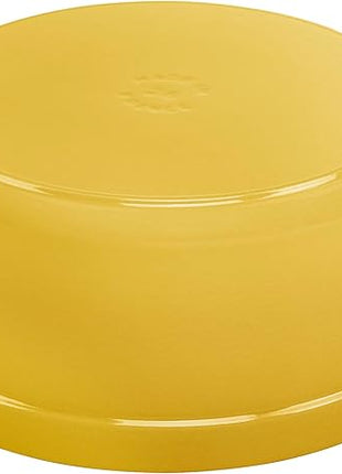 Staub Cast Iron Round Cocotte, Dutch Oven, 5.5-quart, serves 5-6, Made in France, Citron