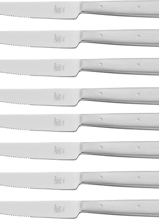 ZWILLING Porterhouse Razor-Sharp Steak Knife Set of 8 with Black Presentation Case, Gift Set