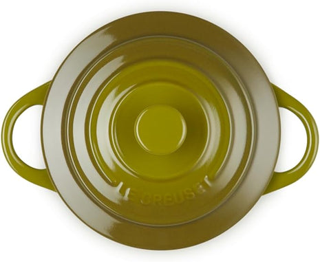 Le Creuset Stoneware Mini Round Cocotte, 8 oz., Olive