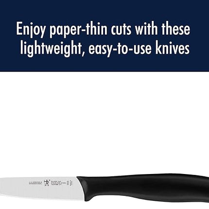 ZWILLING HENCKELS Silvercap Razor-Sharp 3-inch Paring Knife, German Engineered Informed by 100+ Years of Mastery, Black