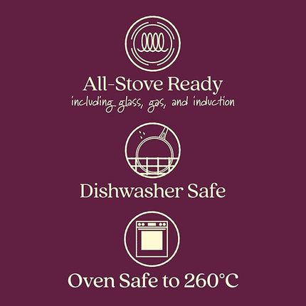 Anolon 83852 Nouvelle Copper Hard Anodized Nonstick Cookware Set / Pots and Pans Set - 11 Piece, Brown