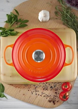 Le Creuset Enameled Cast Iron Signature Sauteuse Oven, 3.5 qt., Flame