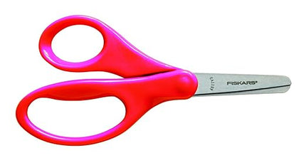 Fiskars 5" Blunt-Tip Scissors for Kids 4+ - Scissors for School or Crafting - Back to School Supplies - Color May Vary
