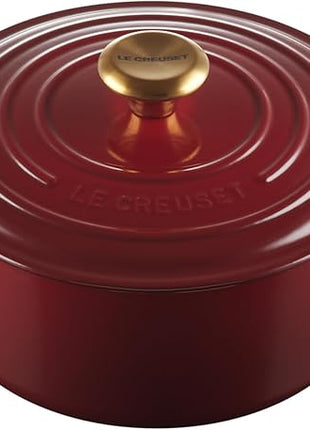 Le Creuset Enameled Cast Iron Signature Round Dutch Oven, 4.5 qt., Rhone