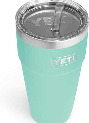 YETI Rambler 26 oz Straw Cup, Vacuum Insulated, Stainless Steel with Straw Lid