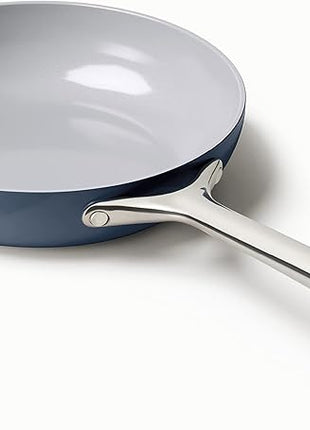 Caraway Nonstick Ceramic Frying Pan (2.7 qt, 10.5") - Non Toxic, PTFE & PFOA Free - Oven Safe & Compatible with All Stovetops (Gas, Electric & Induction) - Navy