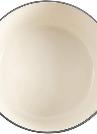 Crock-Pot Artisan 5-Quart Round Enameled Cast Iron Dutch Oven – Sunset Orange, Durable Heavy-Duty Cookware for Slow Cooking, Roasting, Baking with Lid