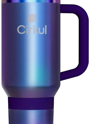 Cirkul 40oz. Chameleon Stainless Steel Tumbler with Handle, All-Day StrawSip, Double-Wall Insulated