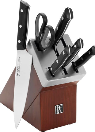HENCKELS Dynamic Razor-Sharp 7-Piece Knife Set, Chef Knife, Bread Knife, German Engineered Informed by 100+ Years of Mastery