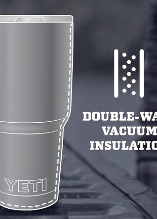 YETI Rambler 30 oz Stainless Steel Vacuum Insulated Tumbler w/MagSlider Lid