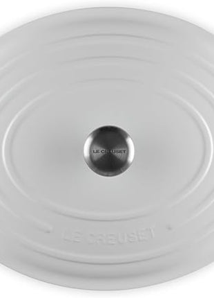 Le Creuset Enameled Cast Iron Signature Oval Dutch Oven, 15.5qt., White