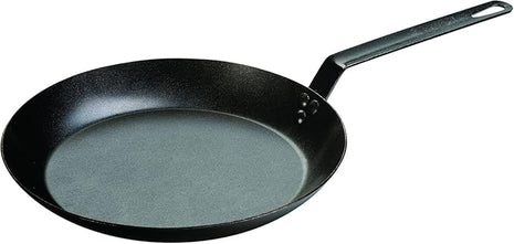 Lodge Manufacturing Company carbon steel skillet, Black/Orange, 12-Inch