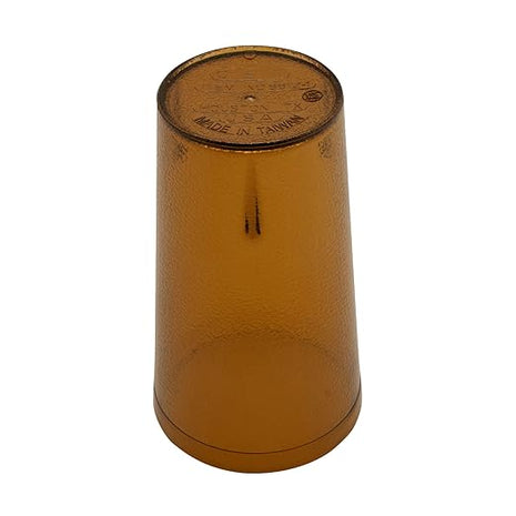 G.E.T. 6612-1-A Heavy-Duty Plastic Restaurant Tumblers, 12 Ounce, Amber (Set of 12)