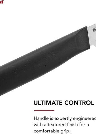 KitchenAid Classic 4 Piece Steak Knife Set, 4.5-Inch, High-Carbon Japanese Stee Blades, Sharp Kitchen Knife Set, Black