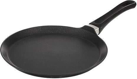 Scanpan Classic 10-inch Nonstick Crepe Pan – Compatible with Gas and Electric Stovetops, Metal Utensil Safe, Oven Safe to 500°F, Dishwasher Safe, Black