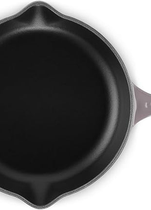 Le Creuset Enameled Cast Iron Signature Iron Handle Skillet, 9", Oyster