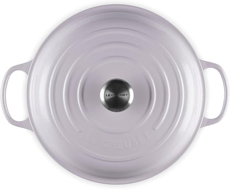 Le Creuset Enameled Cast Iron Signature Braiser, 3.5 qt., Shallot