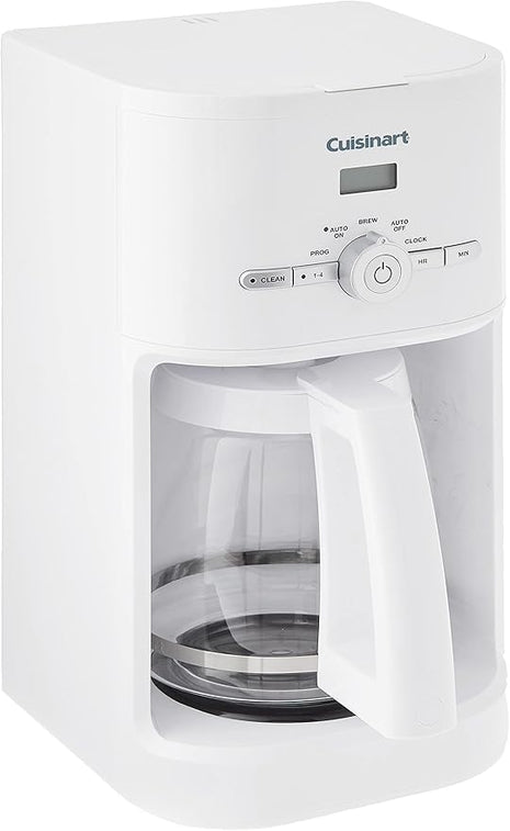 Cuisinart 12-Cup Classic Programmable Coffeemaker, White, 12-Cup, Programmable, DCC-1120NAS