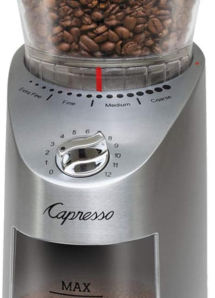 Capresso Infinity Plus Stainless Steel Conical Burr Grinder