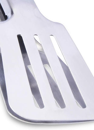 Premium 304 Stainless Steel Barbecue Turners, Heavy Duty Non-Stick BBQ Cooking Kitchen Tongs