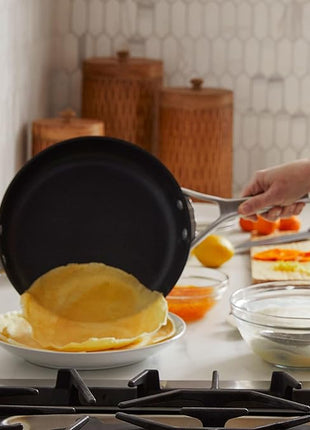 Calphalon Premier Space-Saving Nonstick Cookware Set, 8-Piece, Stackable, Hard-Anodized Aluminum