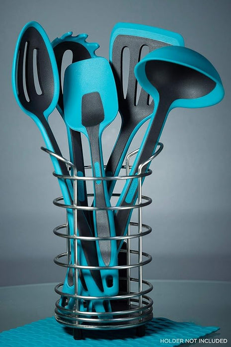 Premium Kitchen Cooking Utensil Set - 6 piece Silicone Kitchenware Non-Stick Cooking Tools - Silicone Cooking Kitchen Spatula Set - Silicone Kitchen Utensil Set - Heat Resistant Dishwasher Safe