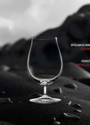 Spiegelau Classic Tulip Beer Glass, European-Made Crystal Drinking Glasses Perfect for Belgian Ales, IPA Beers, Cocktails, Sodas, Beverages, Smoothies, Home Bar Accessories, 15.5 oz, Set of 6