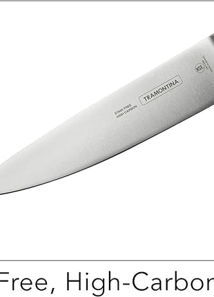 Tramontina Pro Series Forged 8-Inch Chef Knife, Stain-free High-Carbon Steel Kitchen Knives for Cooking