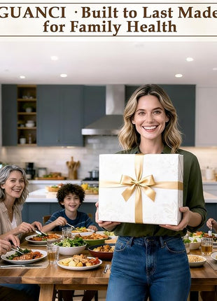 GUANCI Cutting Board for Kitchen, Stainless Steel Cutting Board Double Sided for Chopping Meat/Vegetables, Stainless Steel/Wheat Straw PP, Kitchen Gifts Easy to Clean Large 16”×11”