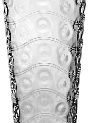 Circleware 40170 Cosmo Set of 4 Heavy Base Highball Drinking Glasses Tumblers, Ice Tea Beverage Cups Glassware for Water, Juice, Beer and Bar Decor Gifts, 15.7 oz,