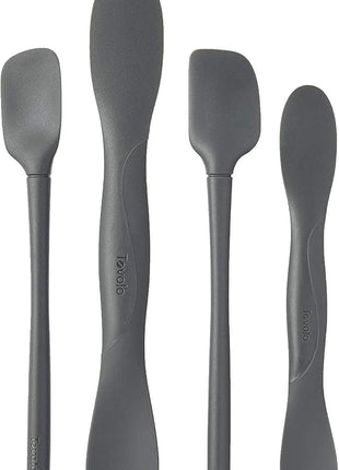 Tovolo All Silicone Mini Tool Set, Charcoal - Set of 4