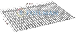 Clean Grill BBQ Disposable Aluminum Liners | 12 x 20 inch/Disposable Grill Grates - 8-Pack & 12-Pack (8)