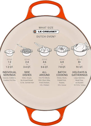 Le Creuset Enameled Cast Iron Signature Round Dutch Oven, 5.5 qt., Sea Salt