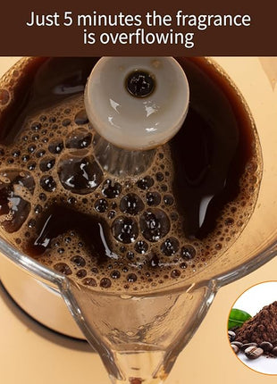 Cafeteras Electricas Modernas Moka Pot, Italian Coffee Espresso Machine, 6 Cup Cuban Coffee Maker with Detachable Base & Overheat Protection, Greca Electrica De Cafe Gift for Travel