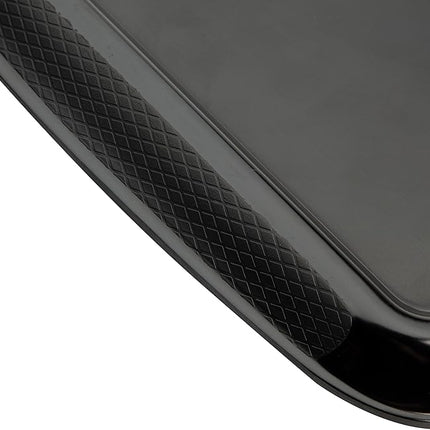 Cuisinart Grilling Prep & Serve Trays, 17x10.5 inch BBQ Tray Safe for Food Handling, 2 Dishwasher Safe Nesting Trays Black & Red, Perfect Grilling Accessories for Cooked & Raw Meat, Fits 6 Burgers