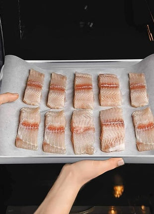 TeamFar Toaster Oven Pan, Stainless Steel Toaster Oven Tray Quarter Sheet Pan, 12.4’’x 9.7’’x1’’, Non Toxic & Healthy, Rust Free & Mirror Finish, Easy Clean & Dishwasher Safe