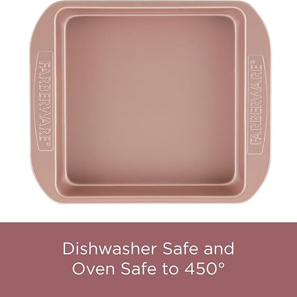 Farberware 47776 Nonstick Bakeware, Nonstick Muffin Pan / Cupcake Pan - 12 Cup, Rose Gold Red