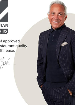 DASH Zakarian 7.5" Nonstick Cast Iron Skillet with Pour Spouts for Searing, Baking, Grilling, Roasting and More - Grey