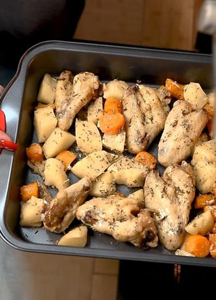 Eatex Nonstick Bakeware Set, 15-Piece with Muffin Pan, Cake Pan & Cookie Sheets for Baking, Steel Baking Sheets for Oven with Kitchen Utensils - Black