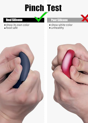 600°F Heat Resistant Silicone Spatula, Doosu High Temp Flexible Kitchen Rubber Bowl Scrapers Food Grade Seamless Baking Supplies Scratch-Proof for Scraping Non-Stick Pans (Navy Blue, 11.4in)