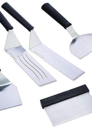Cuisinart CGS-509 Stainless Steel, Griddle Spatula Set, 5-Piece