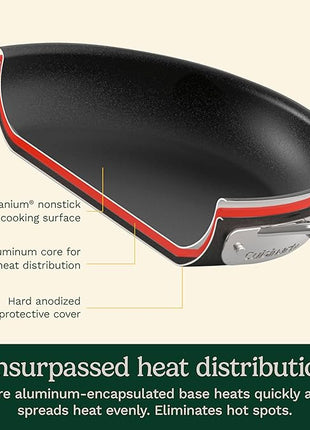 Cuisinart 17-Piece Cookware Set, Chef's Classic Nonstick Hard Anodized, 66-17