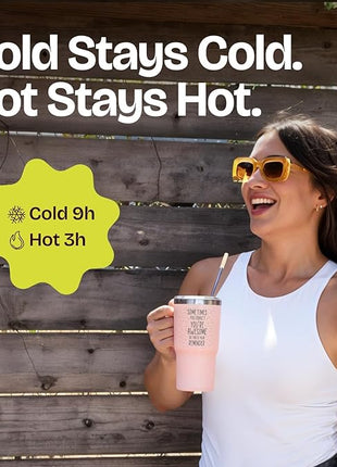 KLUBI Cute Pink Birthday Gifts for Women - Sometimes You Forget Your Awesome Gifts for Women Mothers Day Gifts for Her Gifts for Coworkers College Girl Gift Ideas Boss Day Gifts Mothers Day Mugs