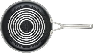 KitchenAid Hard Anodized Induction Nonstick Frying Pan Set With Tempered Lids, 4-Piece - 10 & 12 Inch – Durable, Even Heating, Oven Safe to 500°F, Dishwasher Safe, Easy-Clean