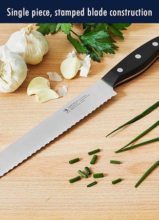 HENCKELS Premium Quality 12-Piece Statement Knife Set with Block, Razor-Sharp, German Engineered Informed by over 100 Years of Masterful Knife Making, Lightweight and Strong, Dishwasher Safe