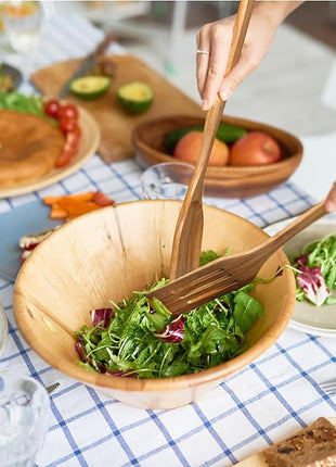 Wooden Spoons for Cooking, 7 Pcs Wooden Utensils for Cooking Natural Teak Wooden Kitchen Utensils Set