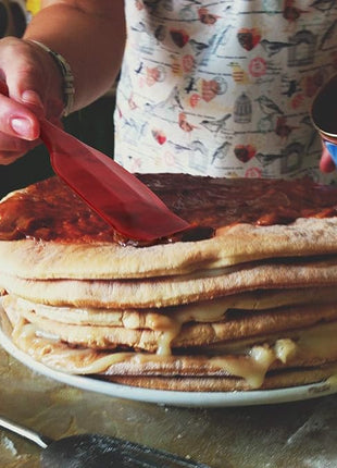 3PACK Silicone Spatula Set, BPA-Free 600°F High Temperature resistance, One-piece Seamless Design, Non -Stick Kitchen Spatulas for Cooking, Baking and Mixing, with Patented Marble Pattern