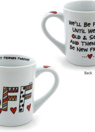 Our Name is Mud “BFF” Porcelain Mug, 16 oz.