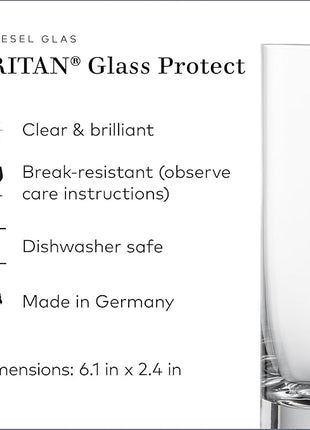 ZWIESEL GLAS Paris Long Drink Glass 11 Ounce (Set of 6), Drinking Glasses for Long Drinks, Dishwasher-Safe Tritan Crystal Glasses, Made in Germany